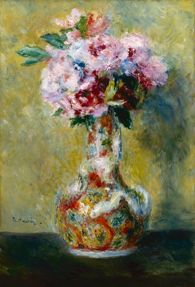 Bouquet dans un vase - Pierre Auguste Renoir